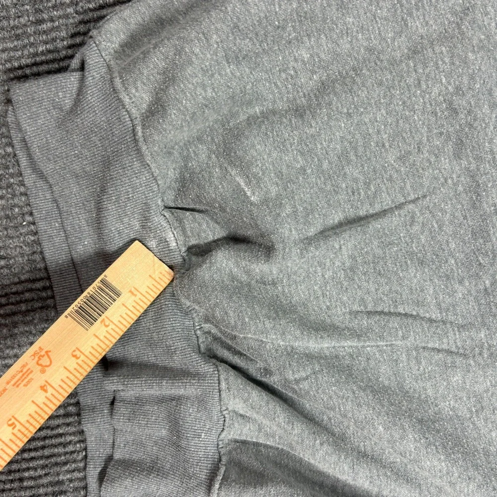 The North Face Sweatshirt Mens S Gray Raglan Sleeve Crewneck Logo